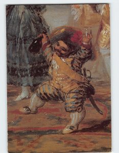 Postcard The strolling players (detail) By F. De Goya, Museo Del Prado, Spain