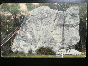 Vintage Postcard 1901-1907 Lover's Rock Lake Compounce Connecticut CT