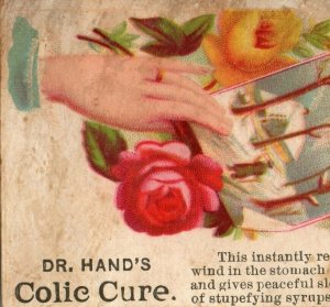 1870's Dr. Hand's Colic Cure Paregoric Opium Tincture Quack Medicine P181