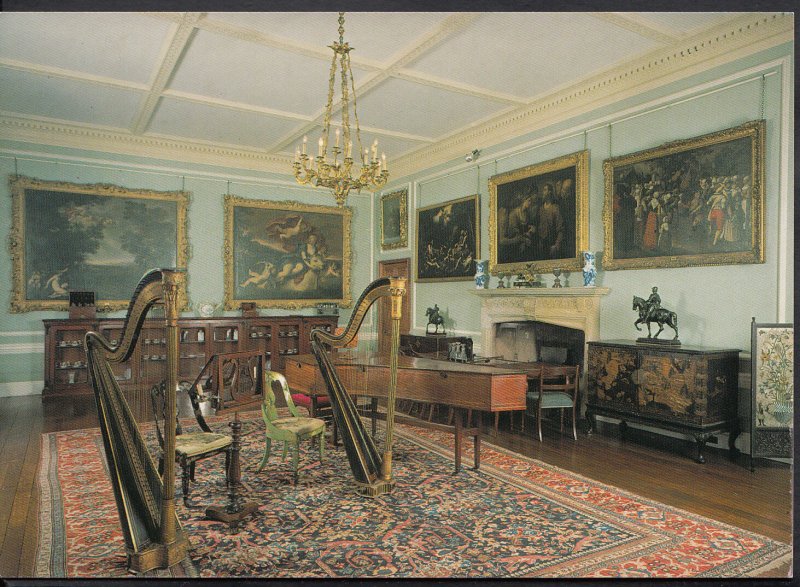 Wiltshire Postcard - The Music Room, Corsham Court   LC6382