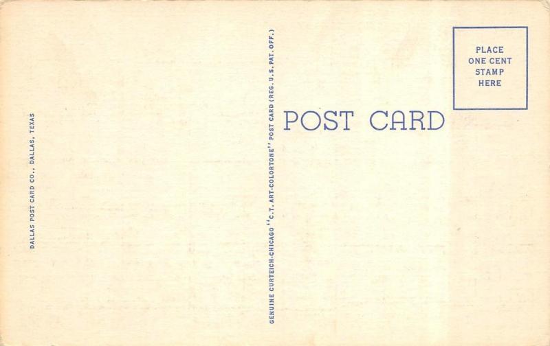 PARIS, TX Texas   LAMAR COUNTY COURT HOUSE   Courthouse   c1940's Postcard