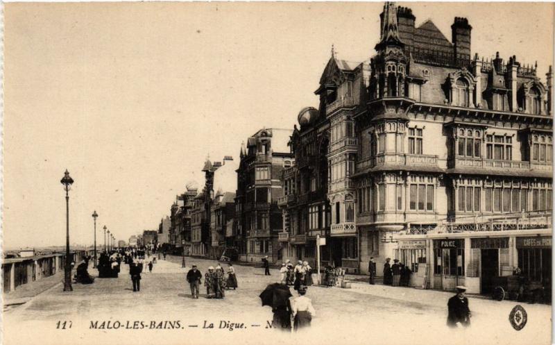 CPA MALO-les-BAINS - La Digue (512910)