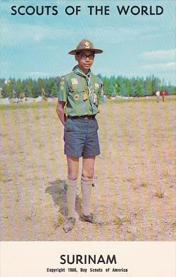 Boy Scouts Of The World In Uniform Surinam