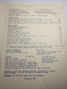 Vintage 40s DEVON GABLES TEAROOM Restaurant Menu BLOOMFIELD HILLS Michigan