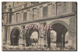 Postcard Old Paris Portes du Carrousel