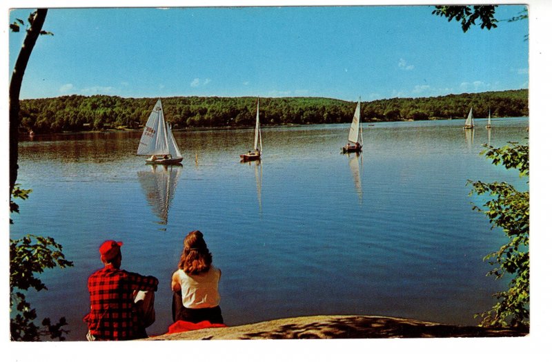 Sail Boats, Souvenir Imperial 5 a $1.00, Thurso, Quebec