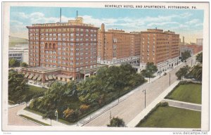 PITTSBURGH, Pennsylvania; Schenley Hotel and Apartments, 10-20s