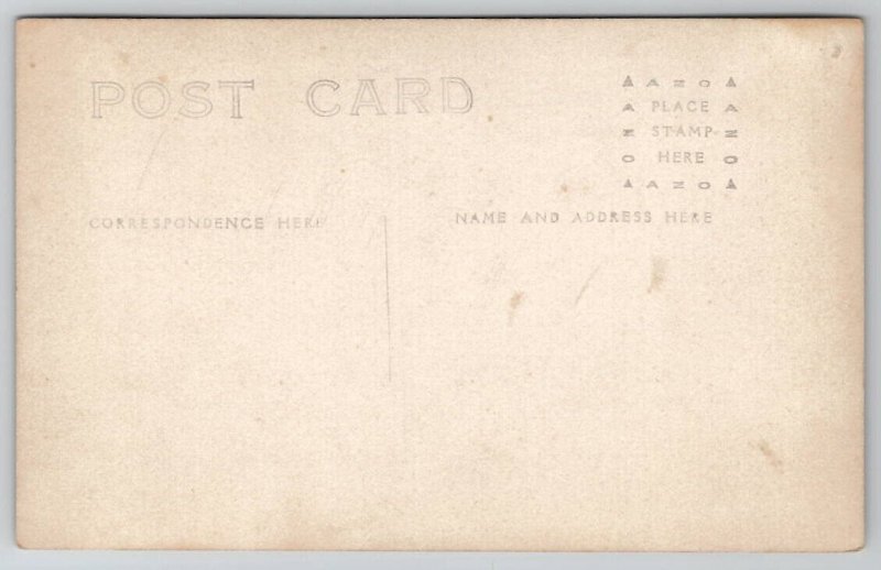 Milan Indiana RPPC St Charles Catholic Church c1908 Postcard C21