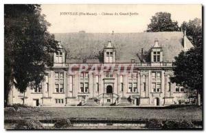 Old Postcard Chateau de Joinville Grand Jardin