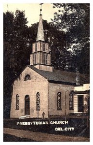 Delaware Delaware City  Presbyterian  Church RPPC