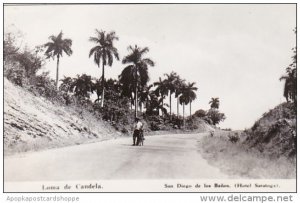 Cuba Loma de Candela San Diego de los Banos Street Scene Real Photo