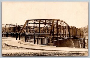 RPPC Haverhill  Massachusetts  County Bridge  Real Photo  Postcard  c1910