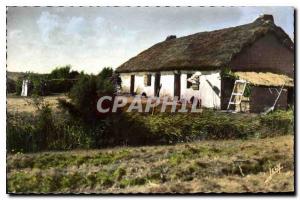 Old Postcard A Bourine Marais de Monts Vendee