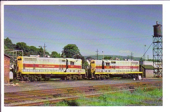 Railway Train, Erie-Lackawanna Railroad, Bangor, Pennsylvania