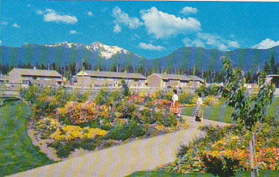 Canada Flower Garden at Nechako Centre Kitimat British Columbia