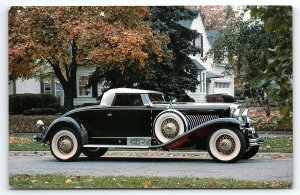 1931 DUESENBERG MODEL J COUPE AUBURN CORD DUESENBERG MUSEUM POSTCARD P3211