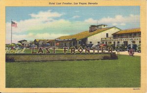 Las Vegas NV, Last Frontier Hotel, 1930-45 Roadside Americana, Curt Teich Linen