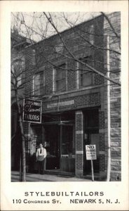 Newark New Jersey NJ Stylebuiltailors Tailored Clothing Vintage Postcard