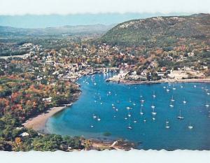 Unused Pre-1980 AERIAL VIEW Camden Maine ME A4360