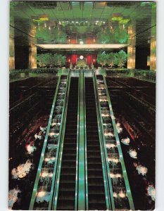 Postcard Escalator, Bally's Park Place Casino Hotel in Atlantic City, New Jersey