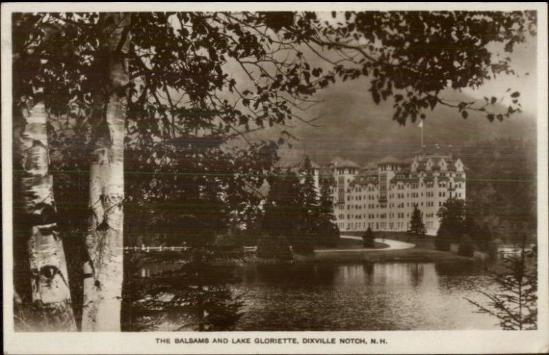 Dixville Notch White Mountains NH The Balsams Real Photo Postcard Used 1931