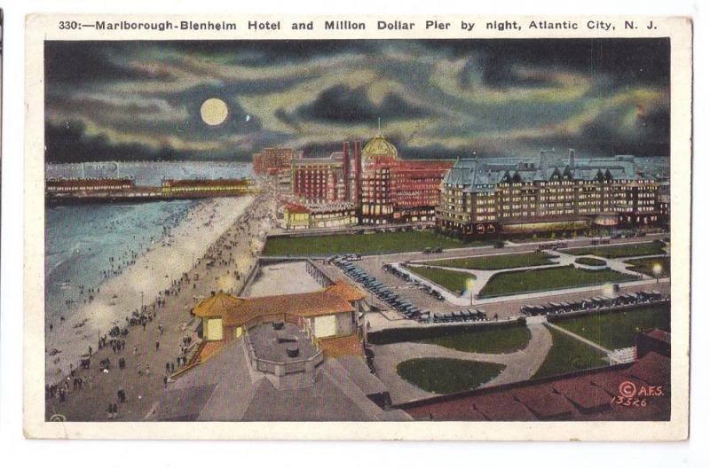 Atlantic City NJ Marlborough Blenheim Hotel P Sanders