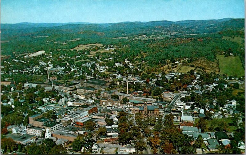 New Hampshire, Claremont - Aerial View - [NH-289]