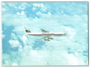 Japan Air Lines JAL DC 8 Jet Courier Airplane Unposted Vintage Postcard