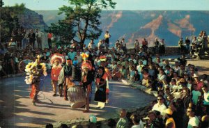 USA Grand Canyon National Park Arizona Hopi Indian Dancers Chrome Postcard 08.11