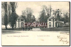 Old Postcard Lake Park Rambouillet Dairy Queen Horses Horse