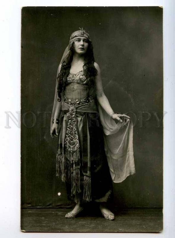 243464 Russian BALLET Star BELLY DANCER Vintage PHOTO PC