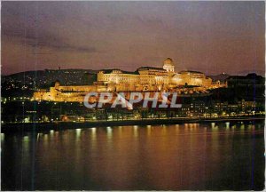 Modern Budapest Postcard View with the Castle (13 th 20 C)