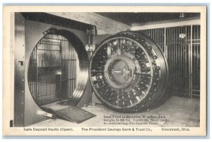 c1920 Safe Deposit Vaults Provident Savings Bank Trust Cincinnati Ohio Postcard