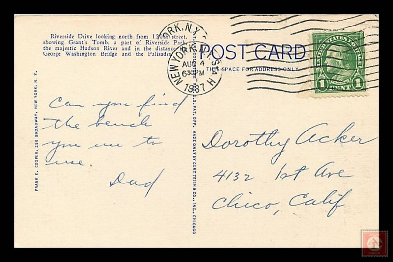 Grant's Tomb and Riverside Drive, NYC