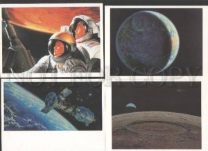 110568 SPACE Star Way of Humanity Collection 16 old postcard