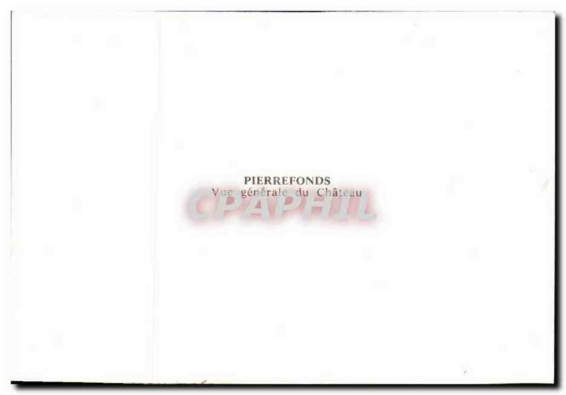 Modern Postcard Pierrefonds general view of the castle