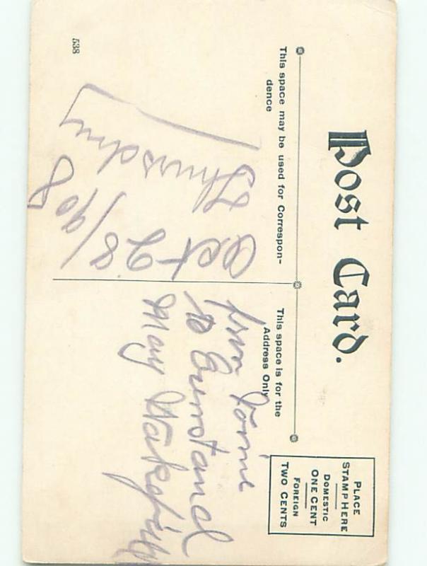 Divided-Back PRETTY WOMAN Risque Interest Postcard AA7866