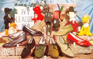 Ivy League School Mascots and Shoes Advertising Vintage Postcard JE359491