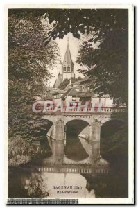 Old Postcard Bagenau Moderbrucke