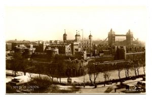 UK - England, London. Tower of London, View from Northeast  RPPC