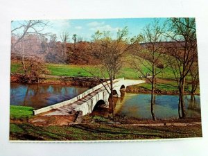 Vintage Postcard Antietam National Battlefield Sharpsburg MD Burnside Bridge