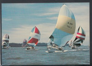 Sports Postcard - Yachting - Yachts Under Spinnaker, Cowes, Isle of Wight RR6858