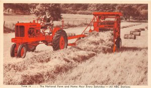 J23/ Milwaukee Wisconsin Postcard c1930s Roto-Bailer Allis Chalmers Tractor 26