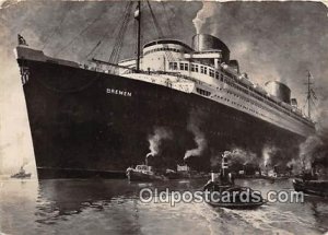Bremen Ship Postcard Post Card Norddeutscher Lloyd Bremen
