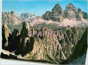 Postcard Modern Gruppo dei Cadini di Misurina Rif F III Fonda Savio 2367 m