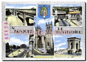 Postcard Modern Montpellier Aqueduct St Clement Place Of Comedy