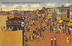 Boardwalk, Looking Toward Playland Wildwood By The Sea - Wildwood, New Jersey NJ