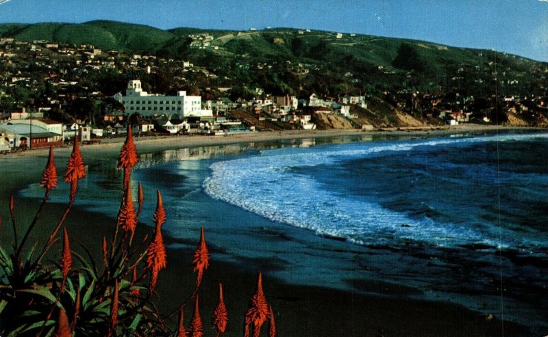 USA Laguna Beach California Chrome Postcard 08.69