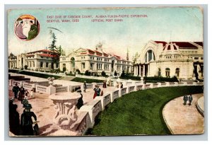 Vintage 1909 Postcard Cascade Court Alaska Yukon Pacific Exposition Seattle WA