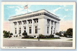 Kearney Nebraska Postcard United States Post Office Building Exterior View 1920